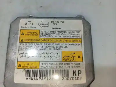 Peça sobressalente para automóvel em segunda mão centralina de airbag por daewoo lacetti fastback (klan) 1.4 referências oem iam 96406716  