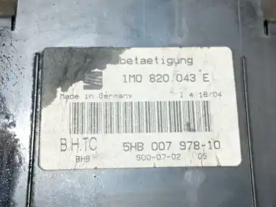 Peça sobressalente para automóvel em segunda mão comando de sofagem (chauffage / ar condicionado)  por seat leon (1m1) 1.6 16 v referências oem iam 1m0820043e  5hb00797810