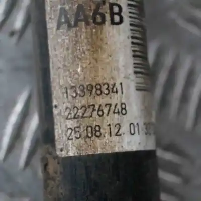 Second-hand car spare part rear left shock absorber for opel corsa d (2006-2015) oem iam references 13398341,22276748  