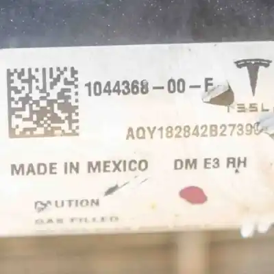 Second-hand car spare part front right shock absorber for tesla model 3 (2018-..) sedan oem iam references 1044368-00-f  