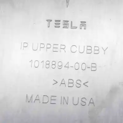 Peça sobressalente para automóvel em segunda mão porta luvas por tesla model s (2012-..) hatchback referências oem iam 1018894-00-b,1018895-00-d  