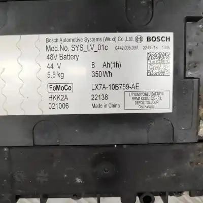 Peça sobressalente para automóvel em segunda mão bateria por ford puma j2k, cf7 (2019-..) coupe referências oem iam lx7a-10b759-ae  