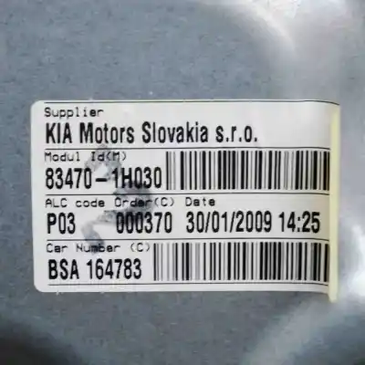 Pezzo di ricambio per auto di seconda mano porta posteriore sinistra per kia cee\´d hatchback ed (2006-2012) riferimenti oem iam 77003-1h000,83470-1h030  