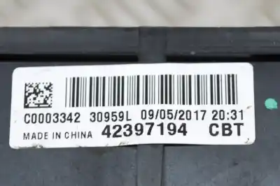 Second-hand car spare part fuse box unit for opel mokka / mokka x (2012-..) off-road oem iam references 42397194,c0003342  