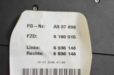 Second-hand car spare part interior light for bmw 3 e90 (2004-2011) sedan oem iam references 9180015,6936148  