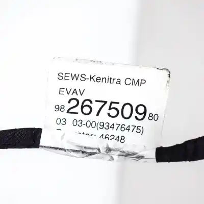 Peça sobressalente para automóvel em segunda mão fio por opel mokka (2020-..) off-road referências oem iam 9826750980  