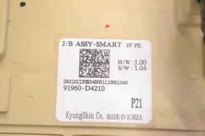 Second-hand car spare part fuse box unit for kia optima (2015-..) sedan oem iam references 91960-d4210  