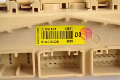 Second-hand car spare part fuse box unit for kia optima (2015-..) sedan oem iam references 91940-d4030  