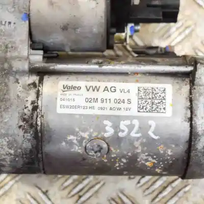 Peça sobressalente para automóvel em segunda mão motor de arranque por skoda octavia iii combi 5e5 (2012-2020) referências oem iam esw20er123,02m911024s  