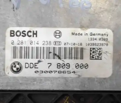 Peça sobressalente para automóvel em segunda mão centralina de motor uce por bmw 1 e87 (2003-2013) hatchback referências oem iam 1039s23979,7809216,0281014238,7809000  