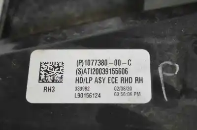 Peça sobressalente para automóvel em segunda mão farol / farolim direito por tesla model 3 (2018-..) sedan referências oem iam 1110796-00-d,1077380-00-c  