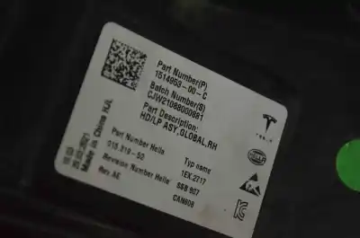 Peça sobressalente para automóvel em segunda mão farol / farolim direito por tesla model 3 (2018-..) referências oem iam 1514953-00-c  