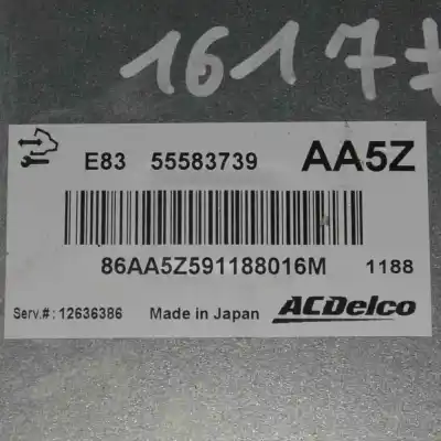 Pezzo di ricambio per auto di seconda mano centralina motore per opel corsa d (2006-2015) riferimenti oem iam 55583739  
