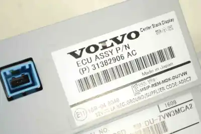 Peça sobressalente para automóvel em segunda mão display gps / multimídia por volvo v40 hatchback (2012-2019) referências oem iam 31382906  