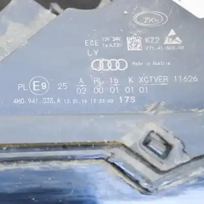 Second-hand car spare part left headlight for audi q7 4m (2015-..) off-road oem iam references 4m0941033a,7pp941572ab,7pp941572a,w003t25075  