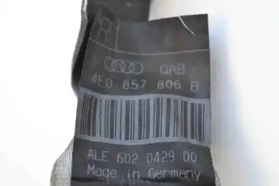 Peça sobressalente para automóvel em segunda mão cinto de segurança traseiro direito por audi a8 d3 4e2, 4e8 (2002-2010) referências oem iam 4e0857806b,601783100  