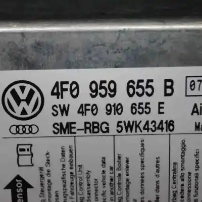 Автозапчастина б/у блок управління подушками безпеки для audi a6 4f2, c6 (2004-2011) посилання на oem iam 4f0959655b,4f0910655e,5wk43416  