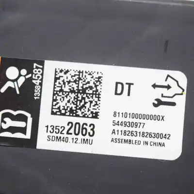 Автозапчасти б/у блок управления подушками безопасности за opel mokka / mokka x (2012-..) off-road ссылки oem iam 13584587,13522063,544930977  