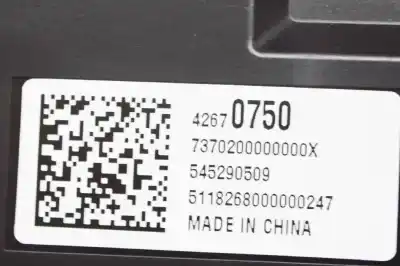 Second-hand car spare part multifunction display for opel mokka / mokka x (2012-..) off-road oem iam references 545290509,42670750  