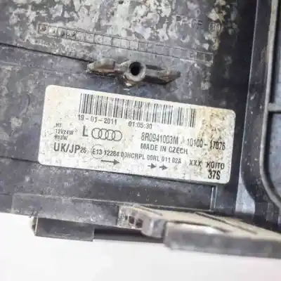 Second-hand car spare part left headlight for audi q5 (8rb) 2.0 tdi oem iam references 8r0941003m  
