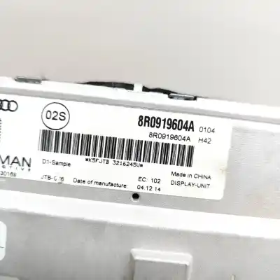 Second-hand car spare part multifunction display for audi a5 cabrio 8f7 (2009-2016) oem iam references 8r0919604a  