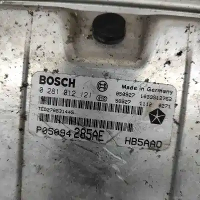 Автозапчастина б/у ебу контролер двигуна для chrysler voyager iv rg, rs (1999-2008) посилання на oem iam p05094285ae,0281012121,1039s12762  