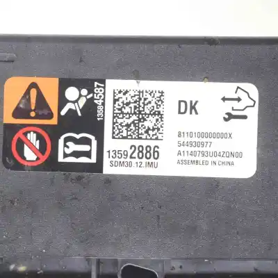 Автозапчасти б/у блок управления подушками безопасности за opel mokka / mokka x (2012-..) off-road ссылки oem iam 544930977,13584587,13592886  