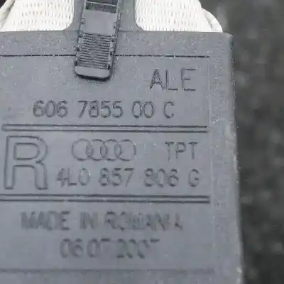 Piesă de schimb auto la mâna a doua centurã de sigurantã spate dreapta pentru audi q7 4l (2006-2015) referințe oem iam 4l0857806g  
