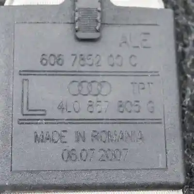 Автозапчасти б/у задний левый ремень безопасности за audi q7 4l (2006-2015) ссылки oem iam 4l0857805g  