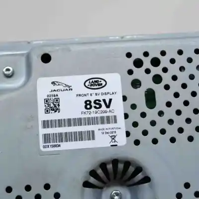 Second-hand car spare part multifunction display for jaguar f-pace x761 (2015-..) off-road oem iam references fk72-19c299-ac  