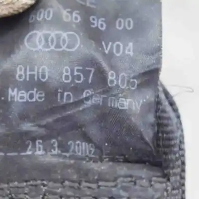 Автозапчасти б/у задний левый ремень безопасности за audi a4 cabrio 8h7, b6, 8he, b7 (2002-2009) ссылки oem iam 600669600,000-006v,8h0857805,600682000  