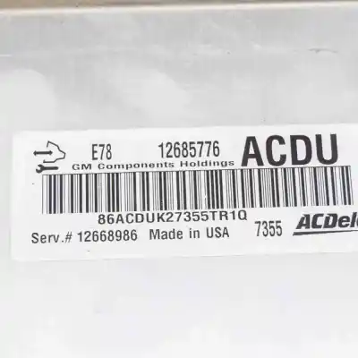 Автозапчастина б/у ебу контролер двигуна для opel mokka / mokka x (2012-..) off-road посилання на oem iam 12685776,12668986  