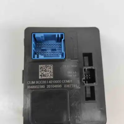 Pezzo di ricambio per auto di seconda mano unità di aria condizionata per opel mokka (2020-..) off-road riferimenti oem iam 9848932380  