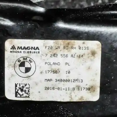 Автозапчастина б/у регулятор скла заднього правого для bmw 1 f20 (2010-2019) посилання на oem iam 7242556  