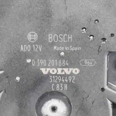 Second-hand car spare part rear windshield wiper motor for volvo v40 hatchback (2012-2019) oem iam references 31294492,0390201884  