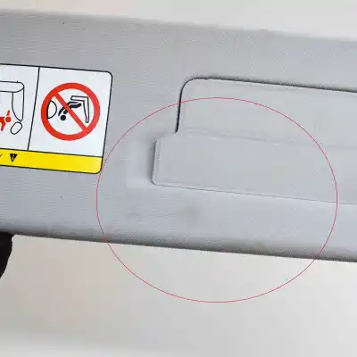 Peça sobressalente para automóvel em segunda mão pára-sol esquerdo por tesla model 3 (2018-..) sedan referências oem iam 1490405-41-c  