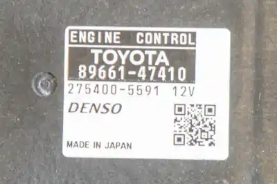 Pezzo di ricambio per auto di seconda mano centralina motore per toyota prius _w3_ (2009-..) hatchback riferimenti oem iam 275400-5591,89661-47410  