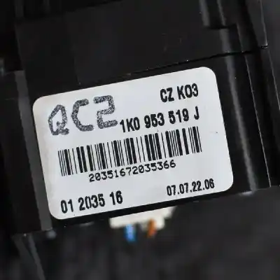 Second-hand car spare part WINDSHIEL WIPER SWITCH for SKODA OCTAVIAII 1Z3  OEM IAM references 1K0953519J  
