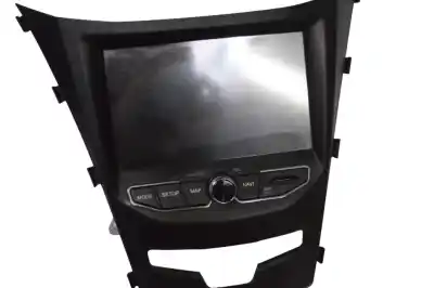 Second-hand car spare part multifunction display for ssangyong korando (2010-..) off-road oem iam references 89210-34100  