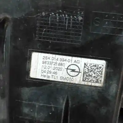 Pezzo di ricambio per auto di seconda mano lampada posteriore sinistra per opel mokka (2020-..) off-road riferimenti oem iam 9833721880  