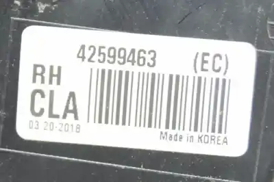 İkinci el araba yedek parçası sag kuyruk lambasi için opel mokka / mokka x (2012-..) off-road oem iam referansları 42599463  