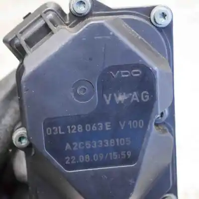 Peça sobressalente para automóvel em segunda mão borboleta de admissão por audi a4 8k2, b8 (2007-2015) referências oem iam a2c53338105,03l128063e  