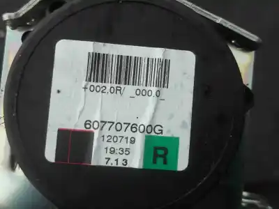 Peça sobressalente para automóvel em segunda mão cinto de segurança dianteiro direito por opel corsa d (2006-2015) referências oem iam 607707600g  