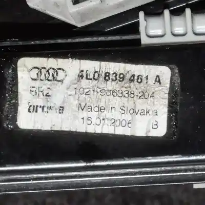 İkinci el araba yedek parçası arka sol cam regülatörü için audi q7 4l (2006-2015) oem iam referansları 4l0839461a  