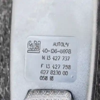 Peça sobressalente para automóvel em segunda mão chicote / encaixe cinto segurança traseiro central por opel corsa e (x15) 1.4 turbo (08, 68) referências oem iam 1342773713427758  