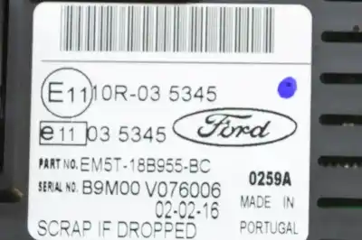 İkinci el araba yedek parçası çok fonksiyonlu ekran için ford transit custom (2012-..) commercial oem iam referansları em5t-18b955-bc,v076006,b9m00,10r-035345  