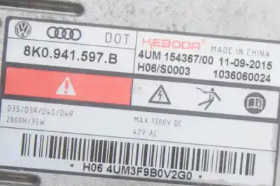 Автозапчастина б/у блок управління ксеноновими фарами для audi a3 limousine 8vs, 8vm (2013-2020) посилання на oem iam 8k0941597b,1036060024  