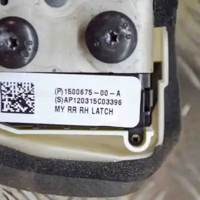 Second-hand car spare part rear right door lock for tesla model 3 (2018-..) sedan oem iam references 1500675-00-a  