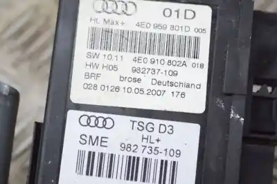 Автозапчасти б/у мотор заднего левого стекла за audi a8 d3 4e2, 4e8 (2002-2010) ссылки oem iam 4e0959801d,982737-109,4e0910802a,5wk45675kbf  