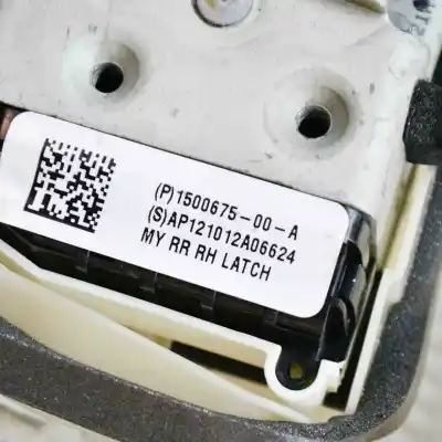 Second-hand car spare part rear right door lock for tesla model 3 (2018-..) sedan oem iam references 1500675-00-a  